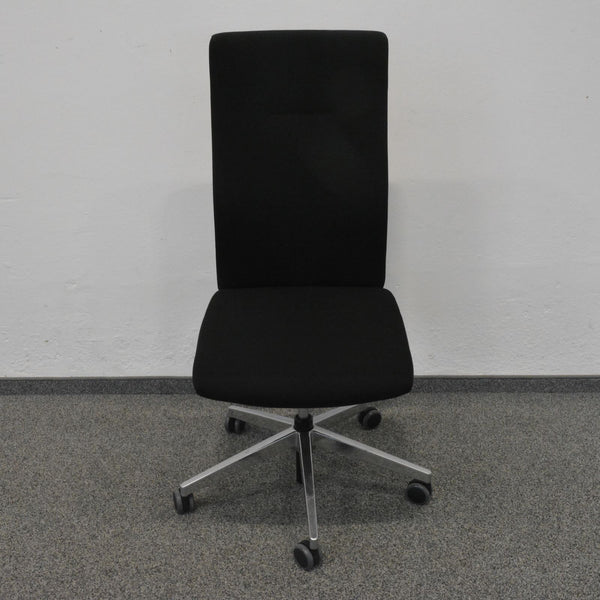 Züco Cubo Bürodrehstuhl - Schwarz ohne Armlehnen