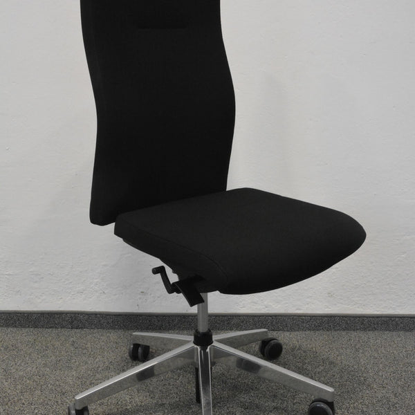 Züco Cubo Bürodrehstuhl - Schwarz ohne Armlehnen
