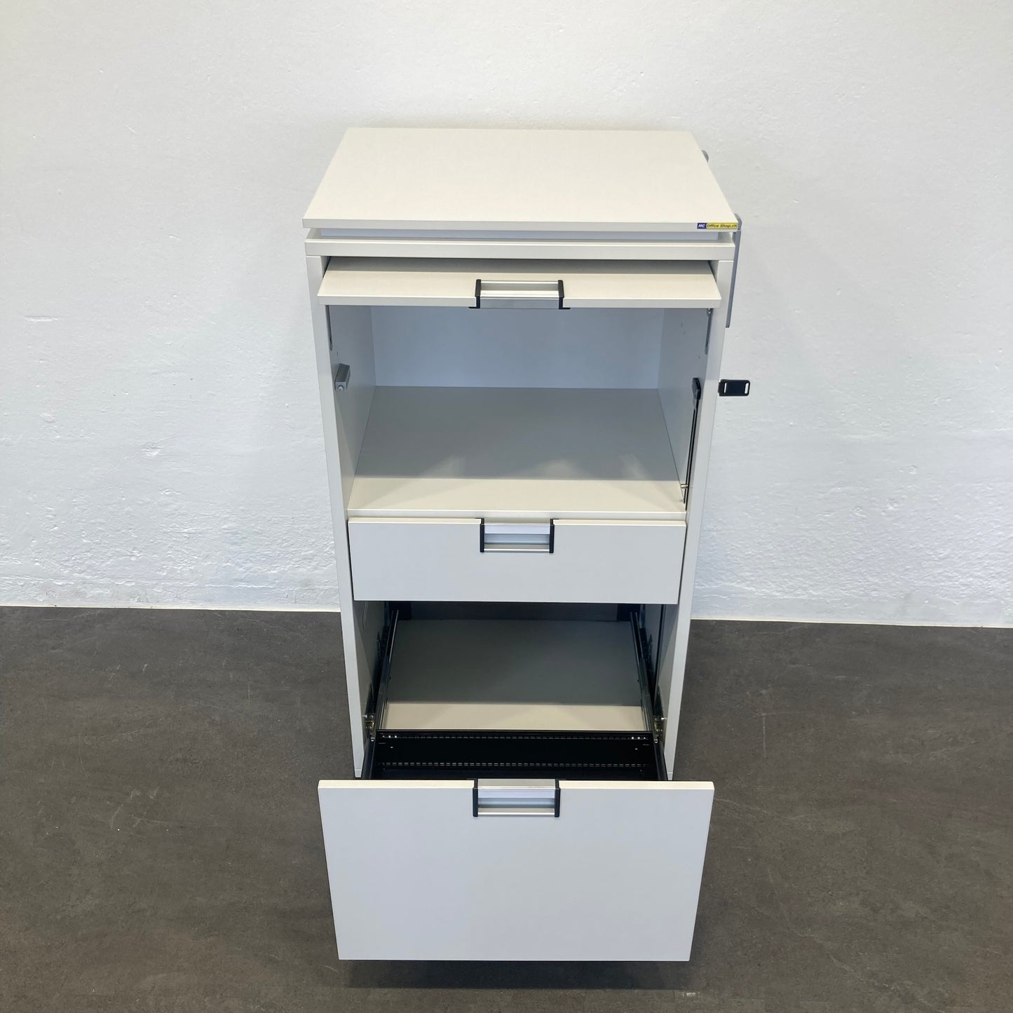 Steelcase Moby Roll-Caddy mit Klappe A4 offen - 6036280
