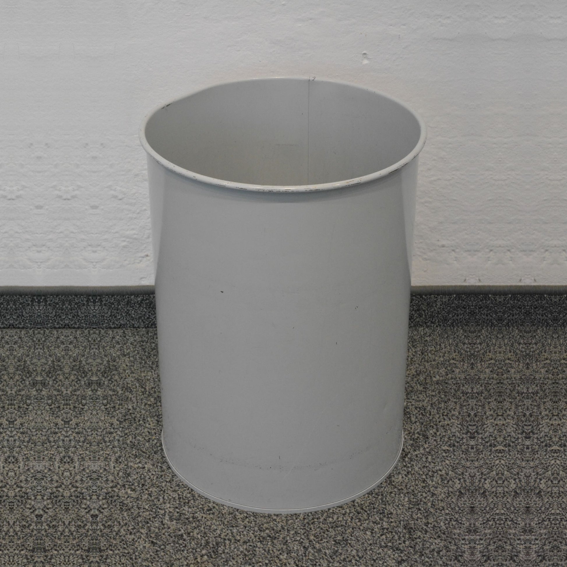 Top Design Classic Abfalleimer aus Metall grau