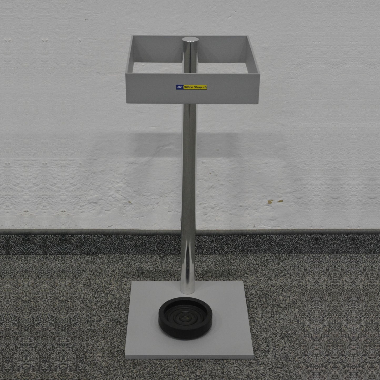 Top Design Elegante Schirmständer Metall Silbergrau
