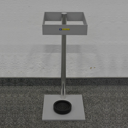 Top Design Elegante Schirmständer Metall Silbergrau