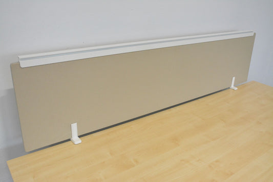 Inside Trennwand mit Tischhalterung Stoffbezug ocker