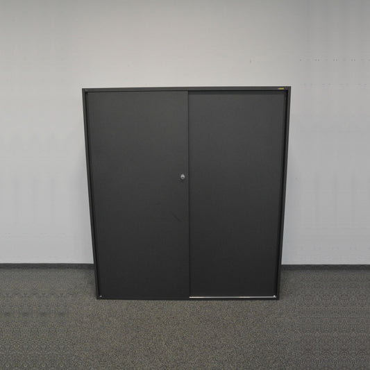 Lista Storage Schiebetür-Aktenschrank Metall Anthrazit
