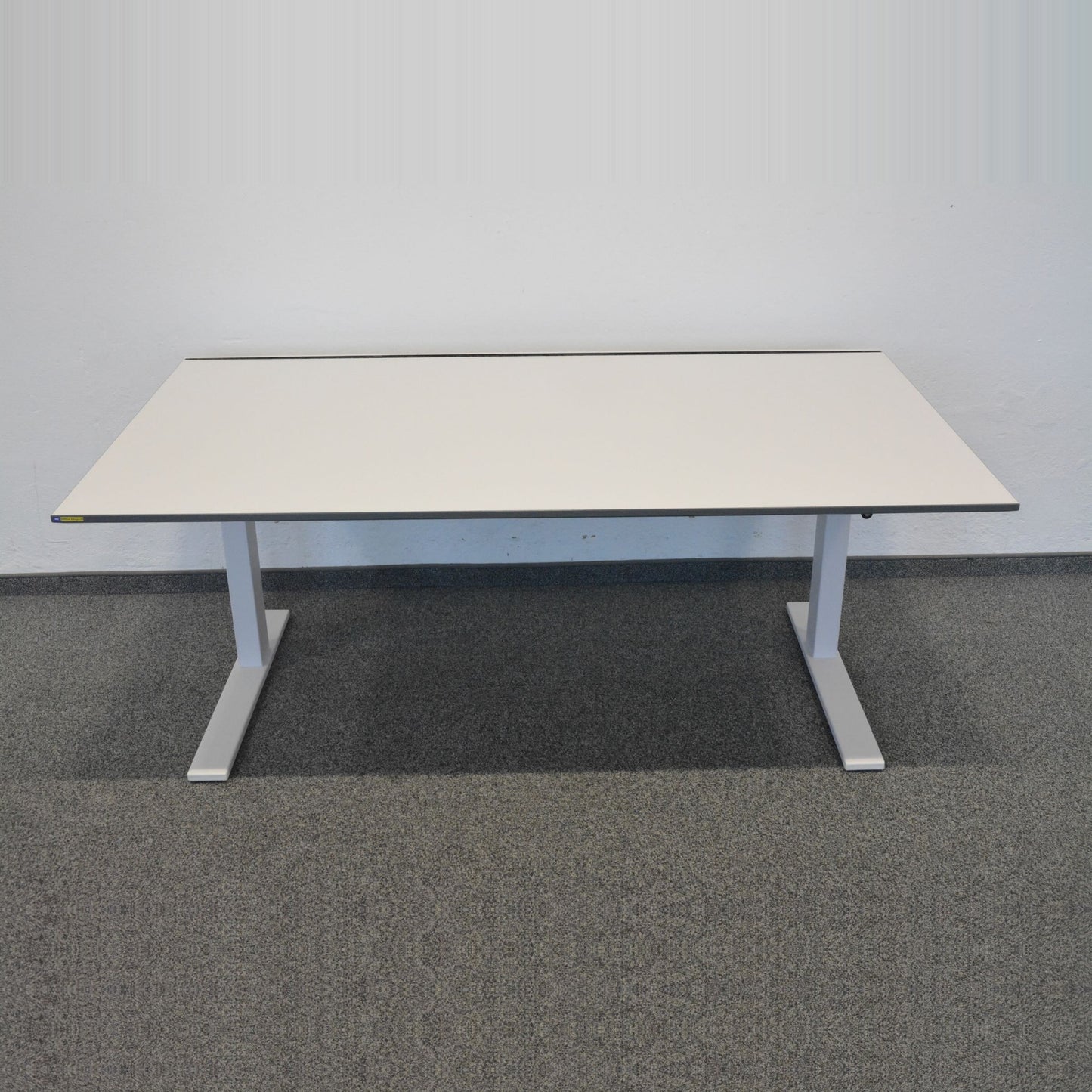Lista Office LO Extend Schreibtisch Tischplatte Weiss mit anthraziter Kante