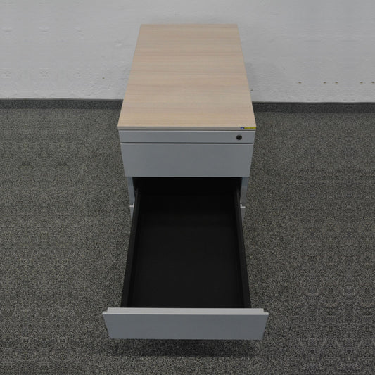 Steelcase Tenaro Roll-Korpus mit Schublade mitte offen