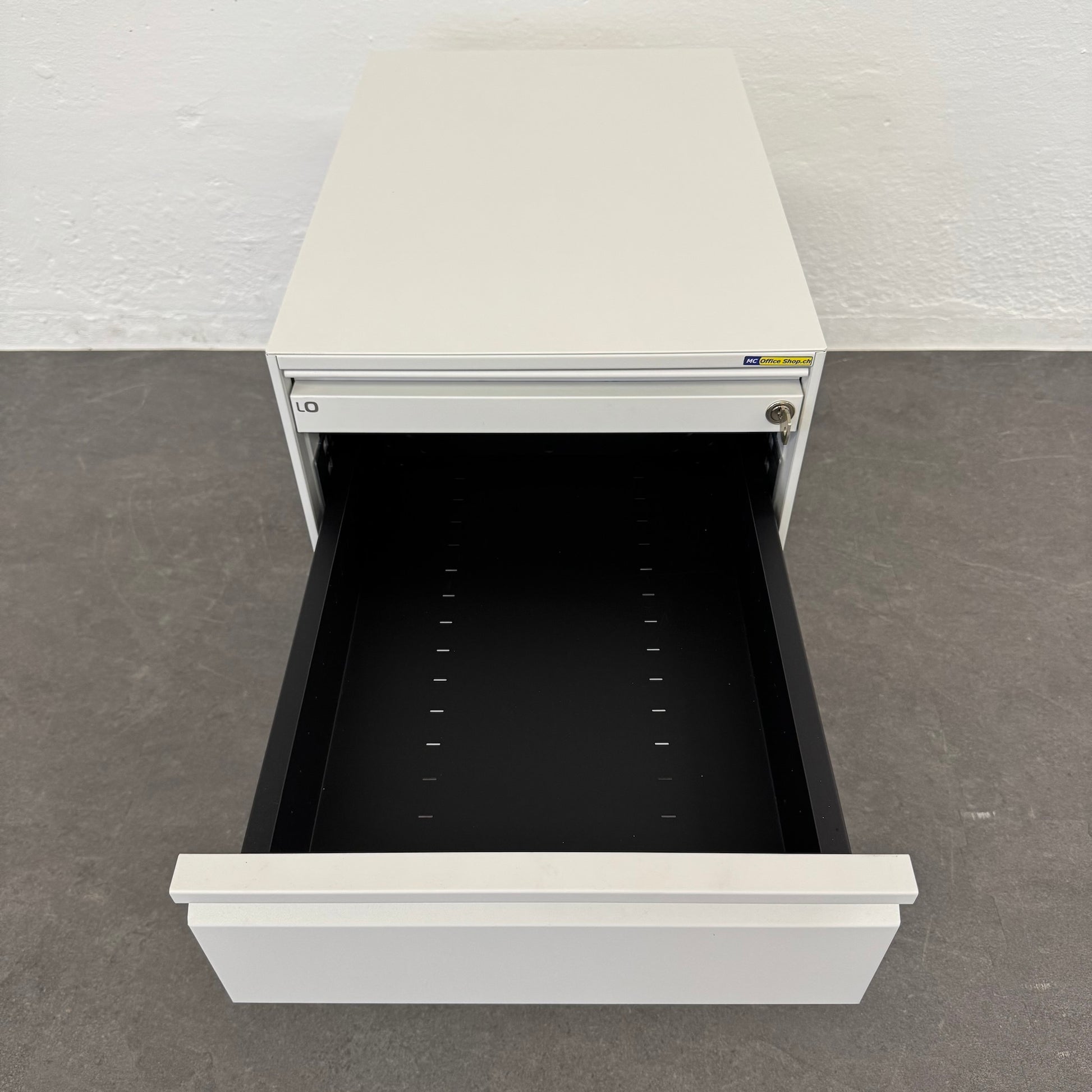 Lista Office LO Serie L2 Roll-Korpus mit Schublade offen