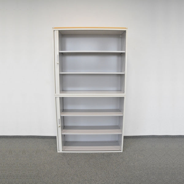 Lista Office LO Storage Lateralschrank 6-OH - 1200mm - Weiss - je 2 Schlüssel