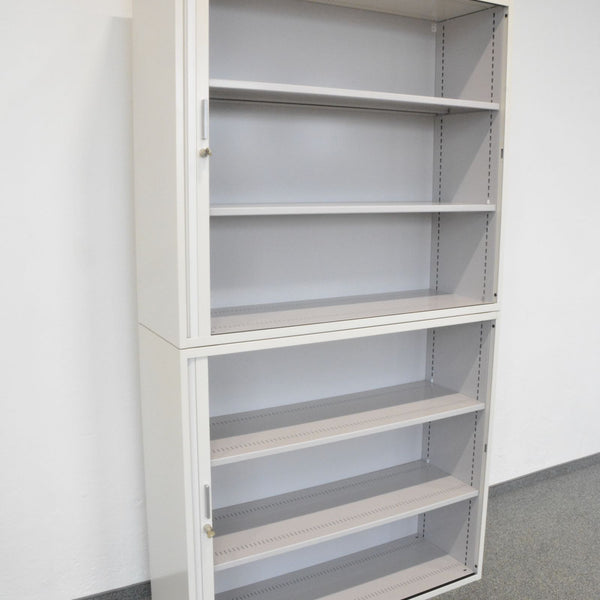 Lista Office LO Storage Lateralschrank 6-OH - 1200mm - Weiss - je 2 Schlüssel
