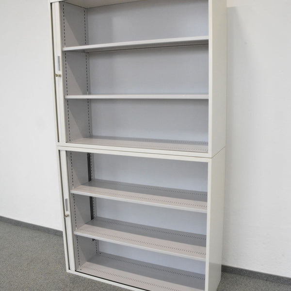 Lista Office LO Storage Lateralschrank 6-OH - 1200mm - Weiss - je 2 Schlüssel