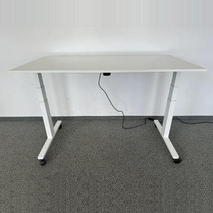 Wini Büromöbel Winea Flow Sitz-Steh Sitzungstisch Tischplatte Weiss glänzend - 6036606