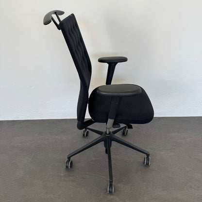 Vitra ID Trim Bürodrehstuhl Gestell Kunststoff Schwarz - 6036652