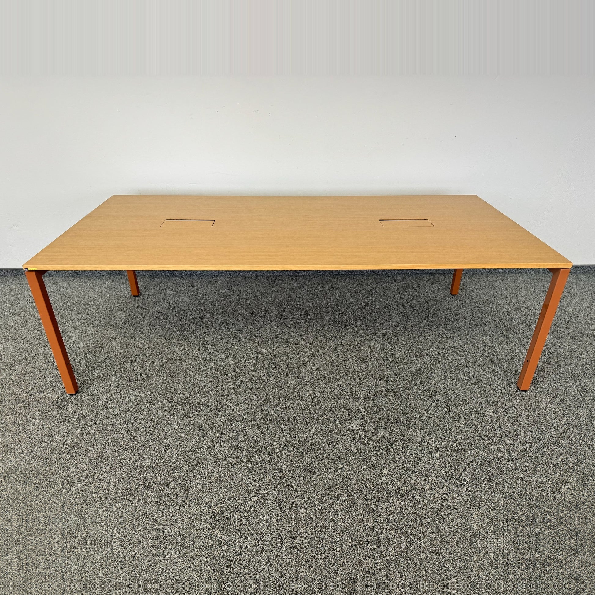 Lista Office Motion Sitzungstisch Tischplatte Eichenfurnier