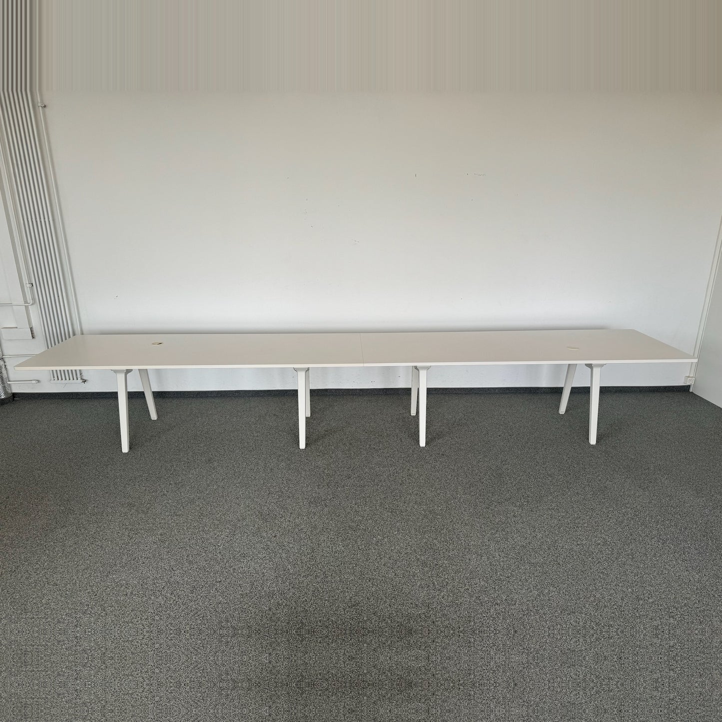 Vitra Joyn 2 Meet Sitzungstisch Spanplatte Weiss