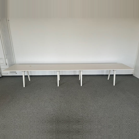 Vitra Joyn 2 Meet Sitzungstisch Spanplatte Weiss