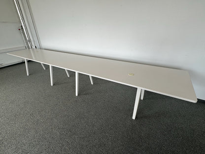 Vitra Joyn 2 Meet Sitzungstisch Gestell Metall Weiss - 6036686
