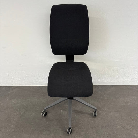 Giroflex G68 Bürodrehstuhl Stoffbezug Anthrazit gemustert
