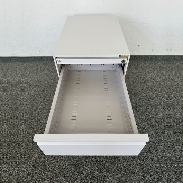 Lista Office LO Serie L Unterstell-Korpus 600mm - mit Hängeregister - Verkehrsweiss - ohne Schlüssel