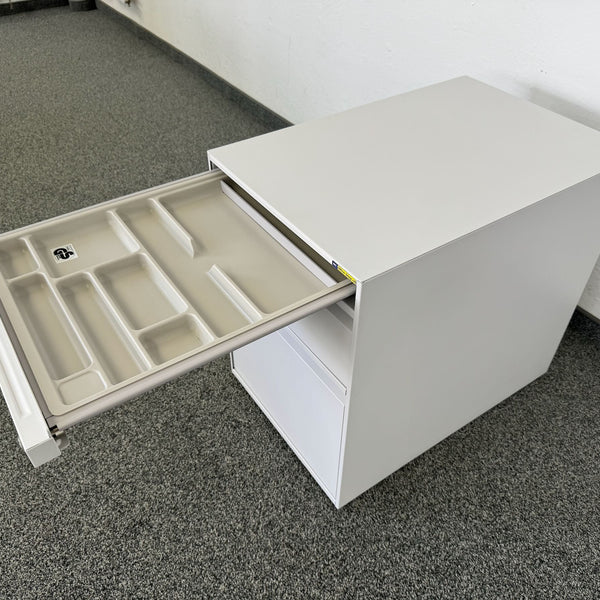 Lista Office LO Serie L Unterstell-Korpus 600mm - mit Hängeregister - Verkehrsweiss - ohne Schlüssel