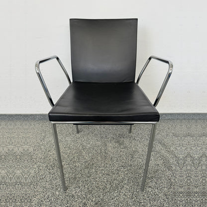 Accademia Fina Sessel Leder Schwarz - 6036788