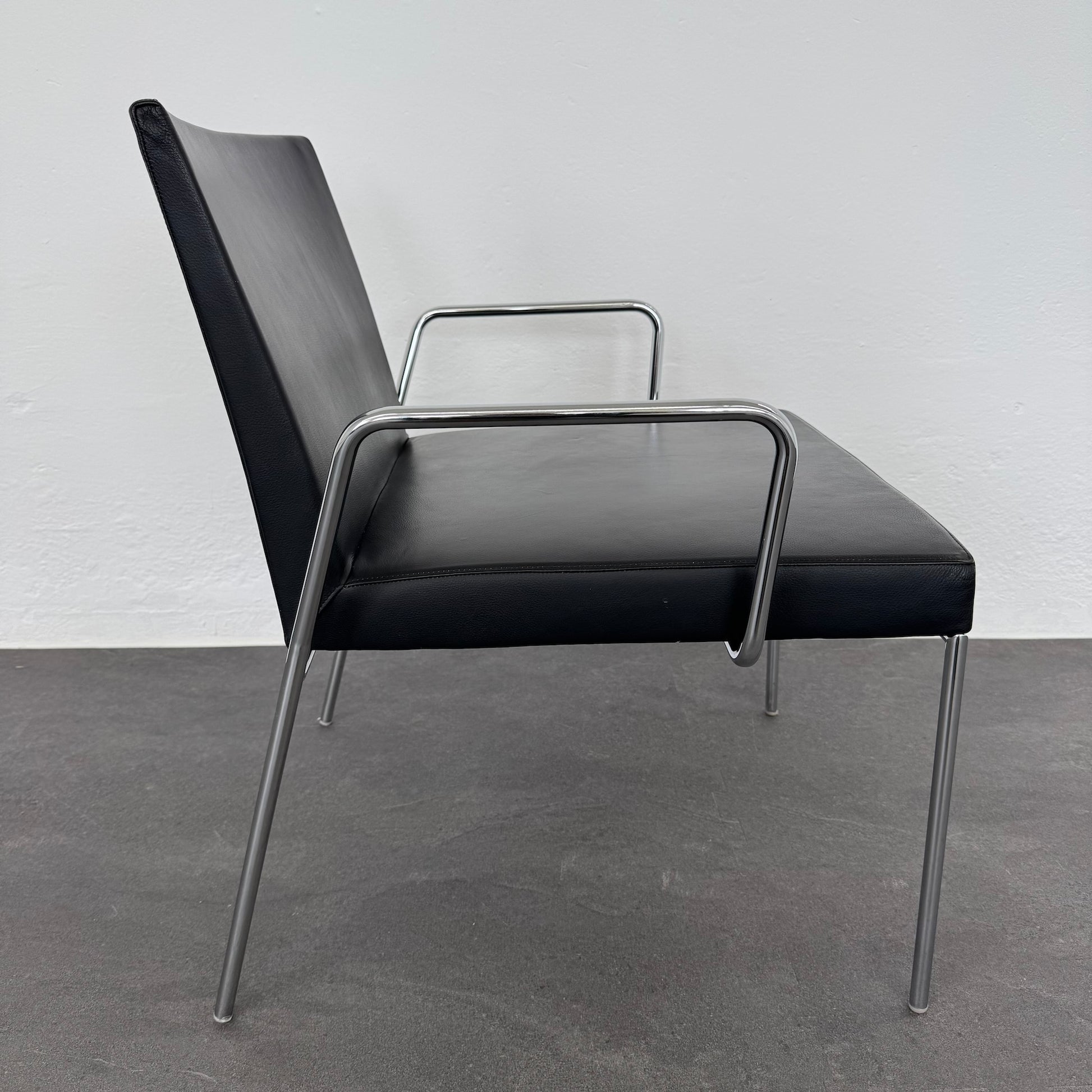 Accademia Fina Lounge-Sessel Gestell Metall Chrom