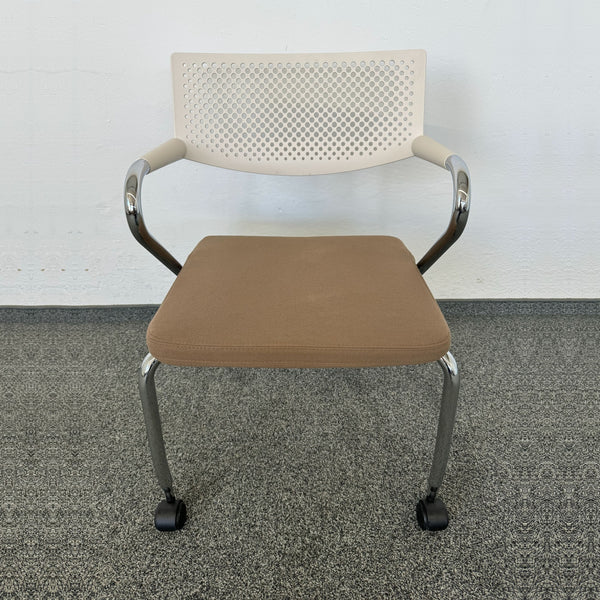 Vitra Visaroll 2 Stuhl Cognac