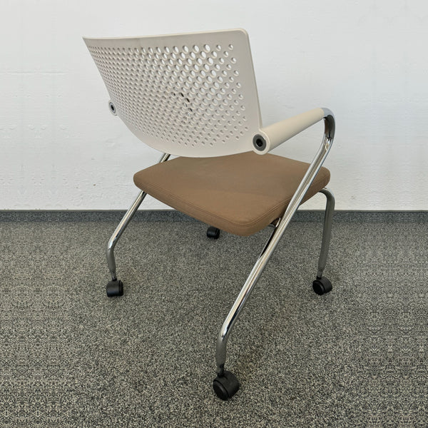 Vitra Visaroll 2 Stuhl Cognac