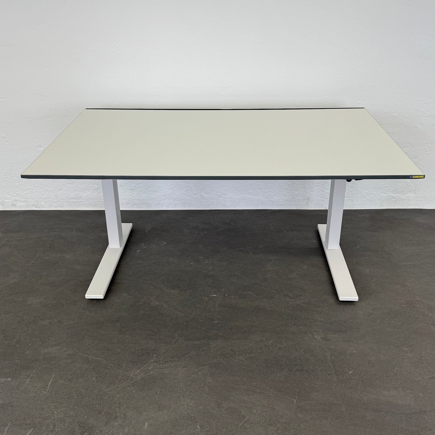 Lista Office LO Extend Schreibtisch Tischplatte Weiss mit anthraziter Kante - 6036808
