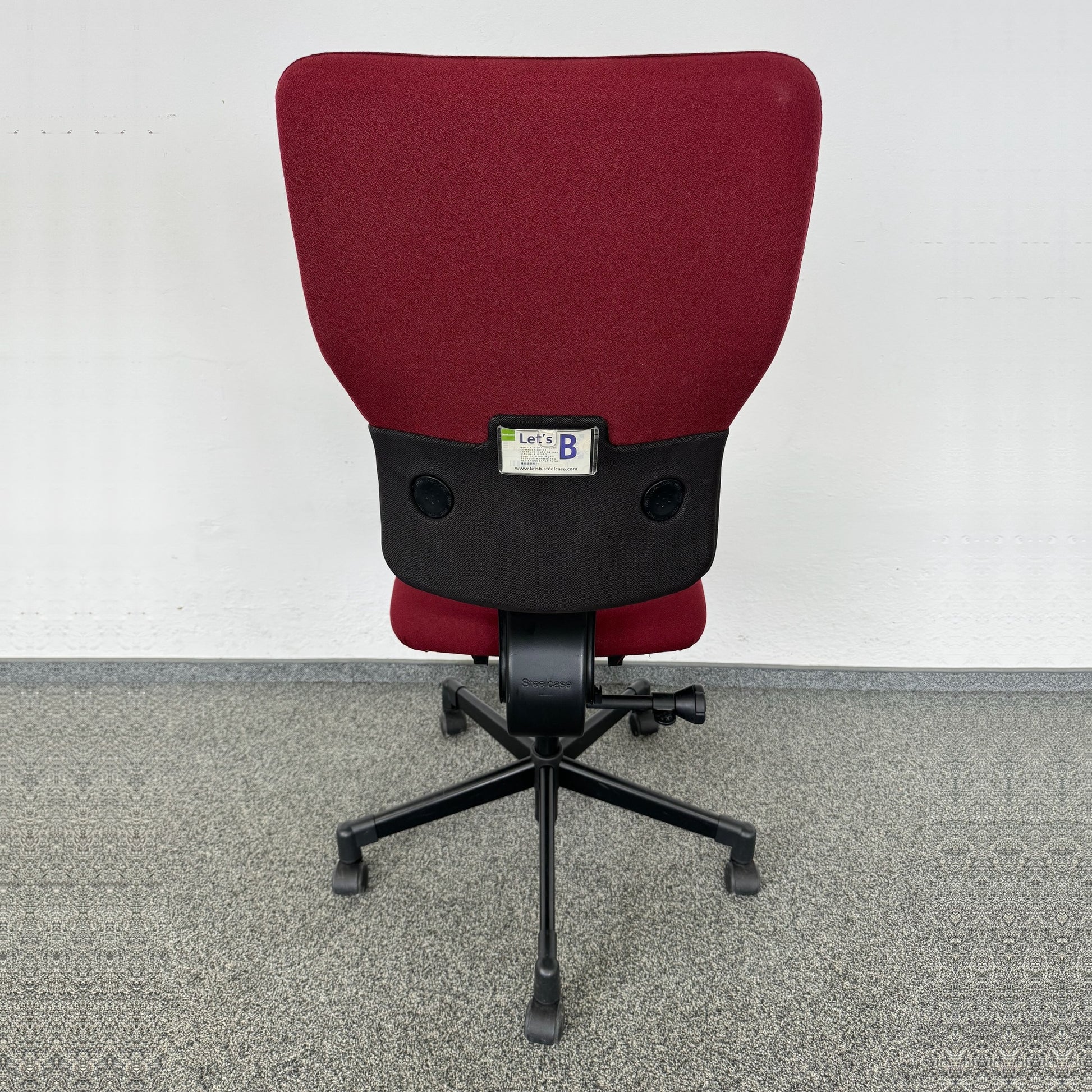 Steelcase Let's B Bürodrehstuhl Rückansicht