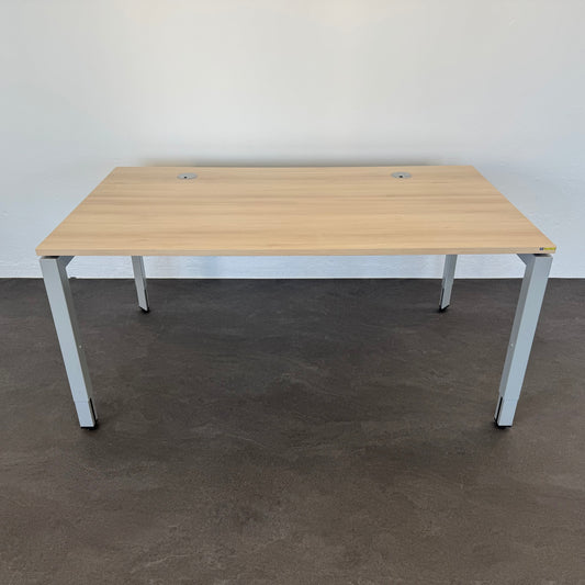 Steelcase Frame One Schreibtisch Spanplatte Akaziendekor