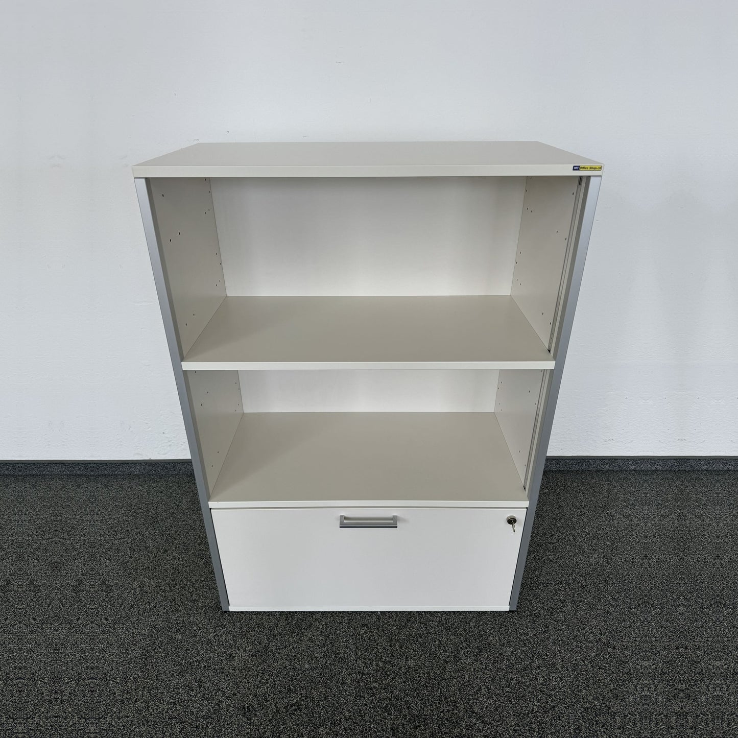 Haworth New City Storage Modul-Kombination Spanplatte Weiss