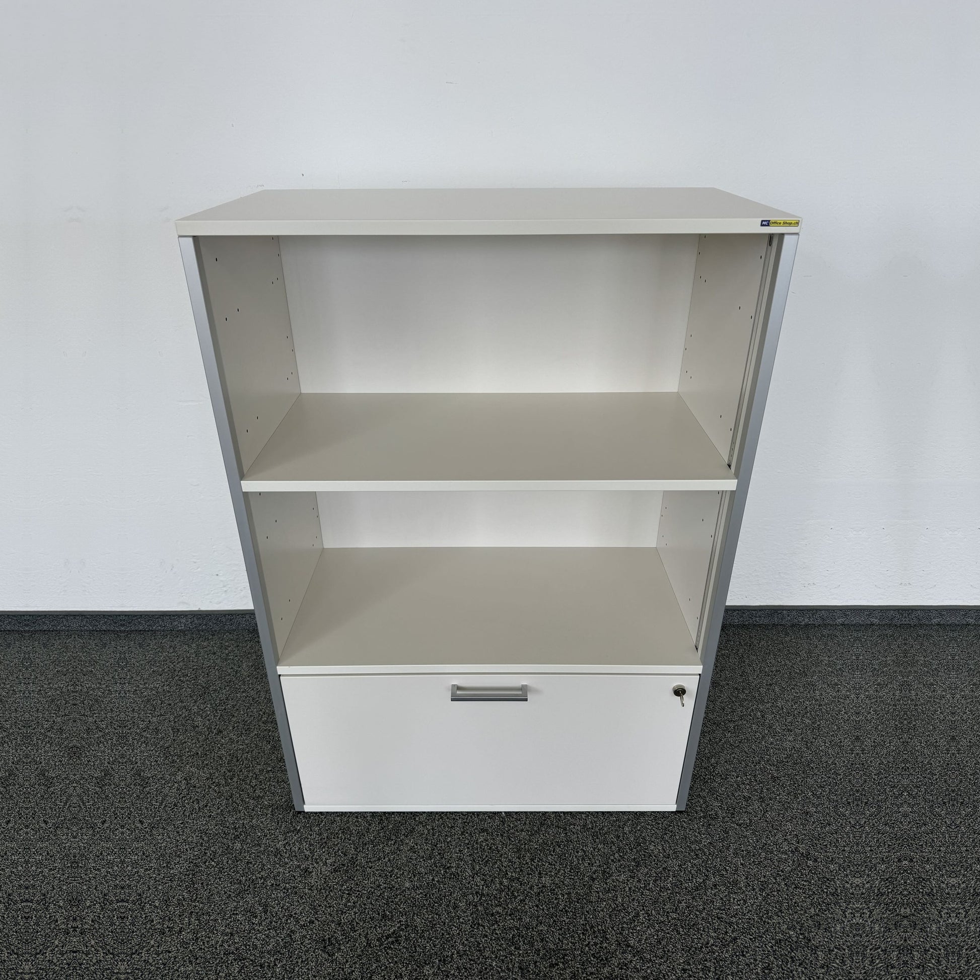 Haworth New City Storage Modul-Kombination Spanplatte Weiss