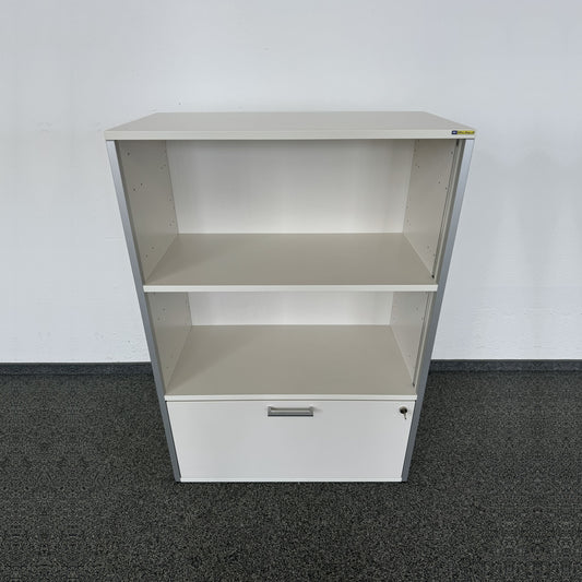 Haworth New City Storage Modul-Kombination Spanplatte Weiss