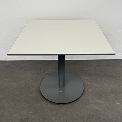 Lista Office Motion Sitzungstisch Tischplatte Weiss mit anthraziter Kante - 6037075