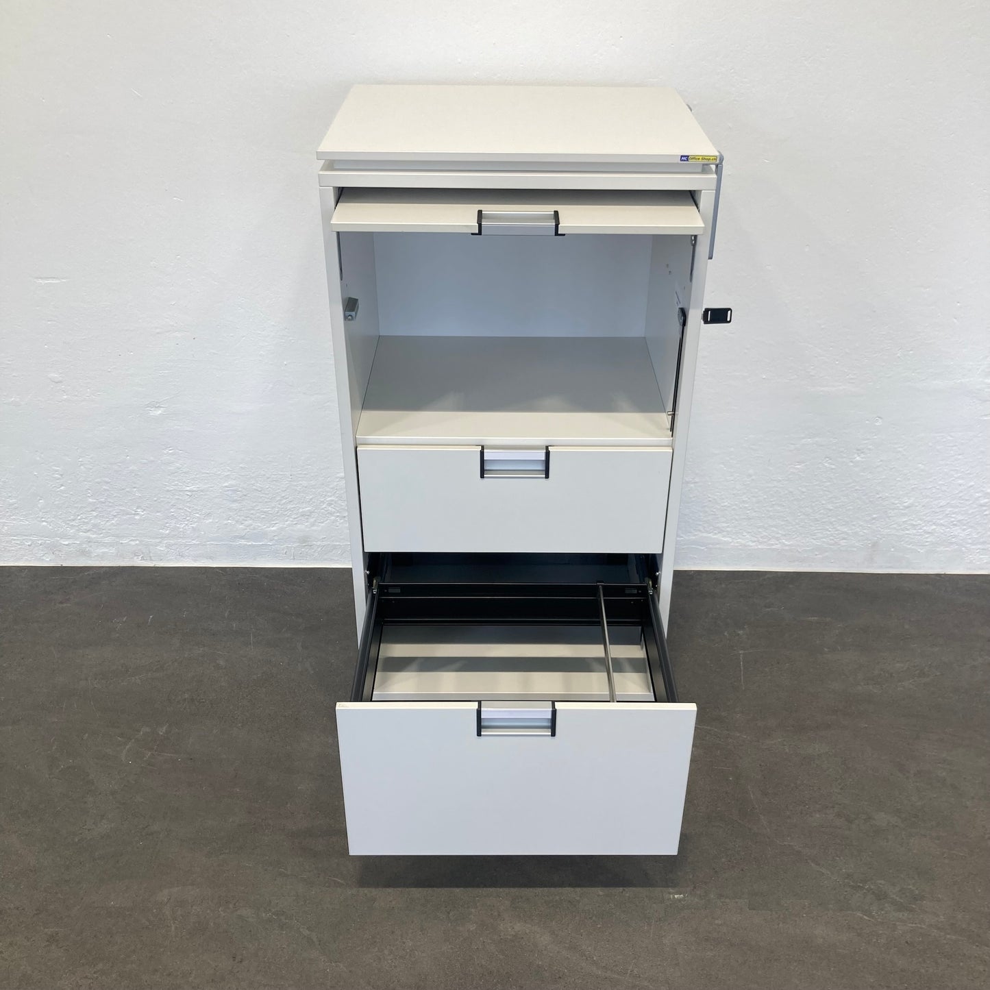 Steelcase Moby Roll-Caddy mit Klappe A4 offen - 6037079