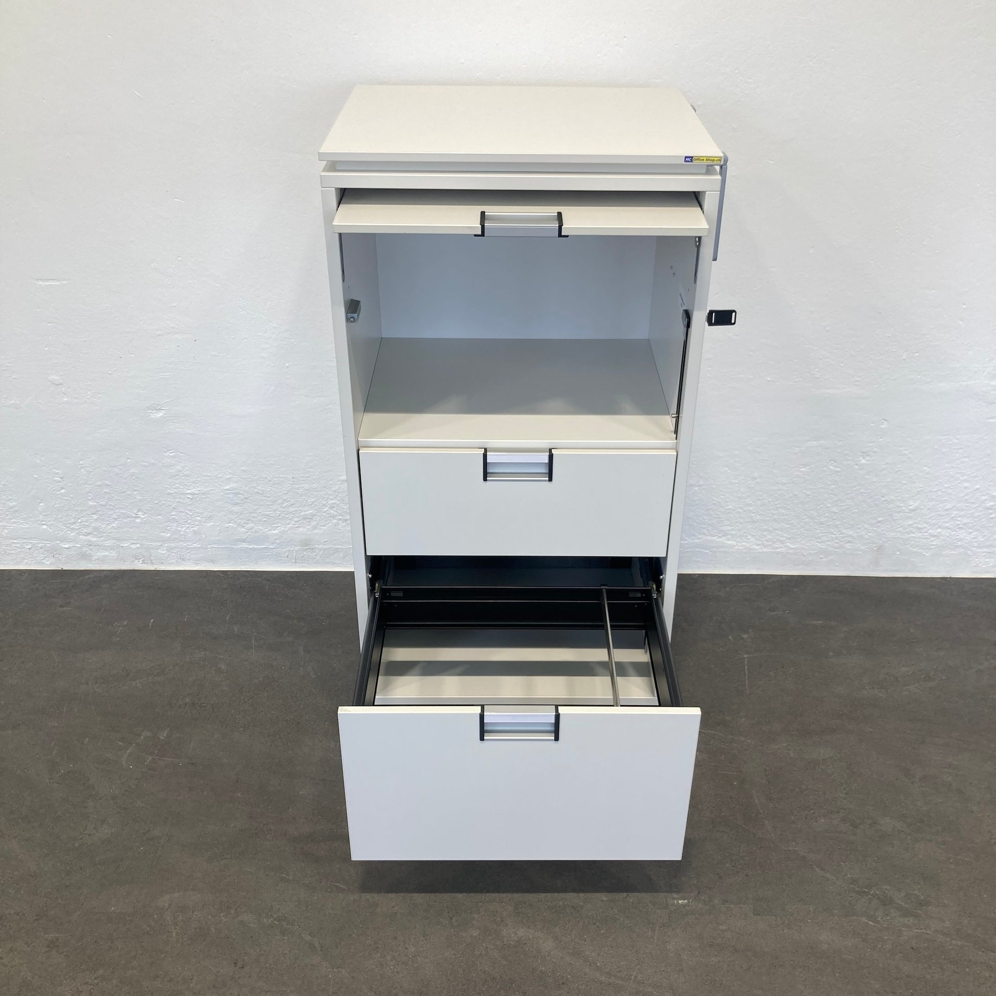 Steelcase Moby Roll-Caddy mit Klappe A4 offen - 6037079