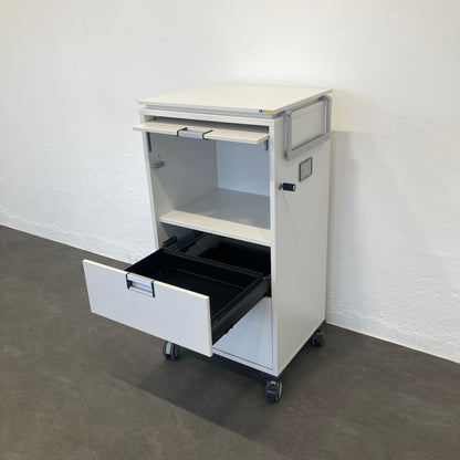 Steelcase Moby Roll-Caddy mit Breitschublade A6 offen - 6037079