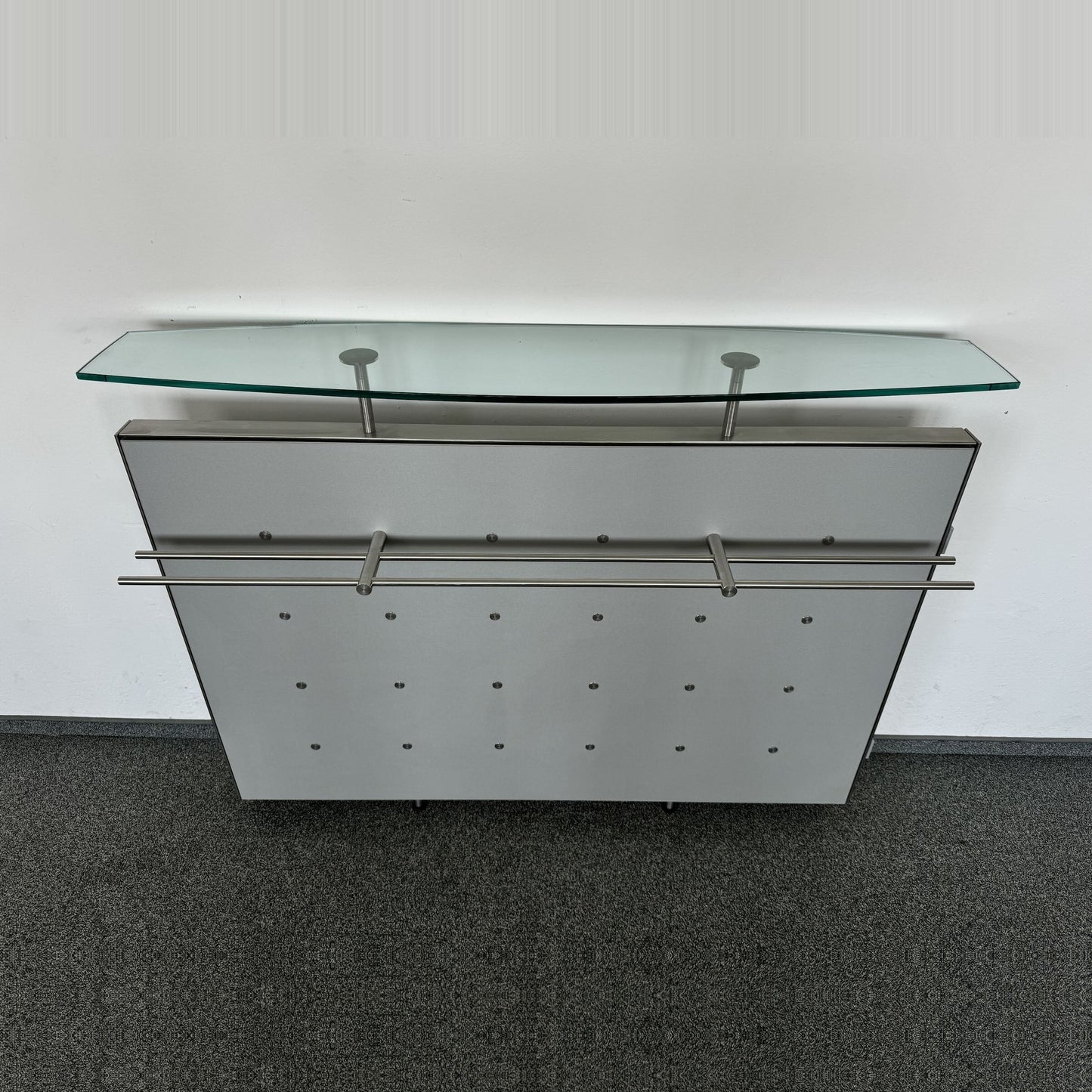 Top Design Classic Anbautheke mit Glasplatte