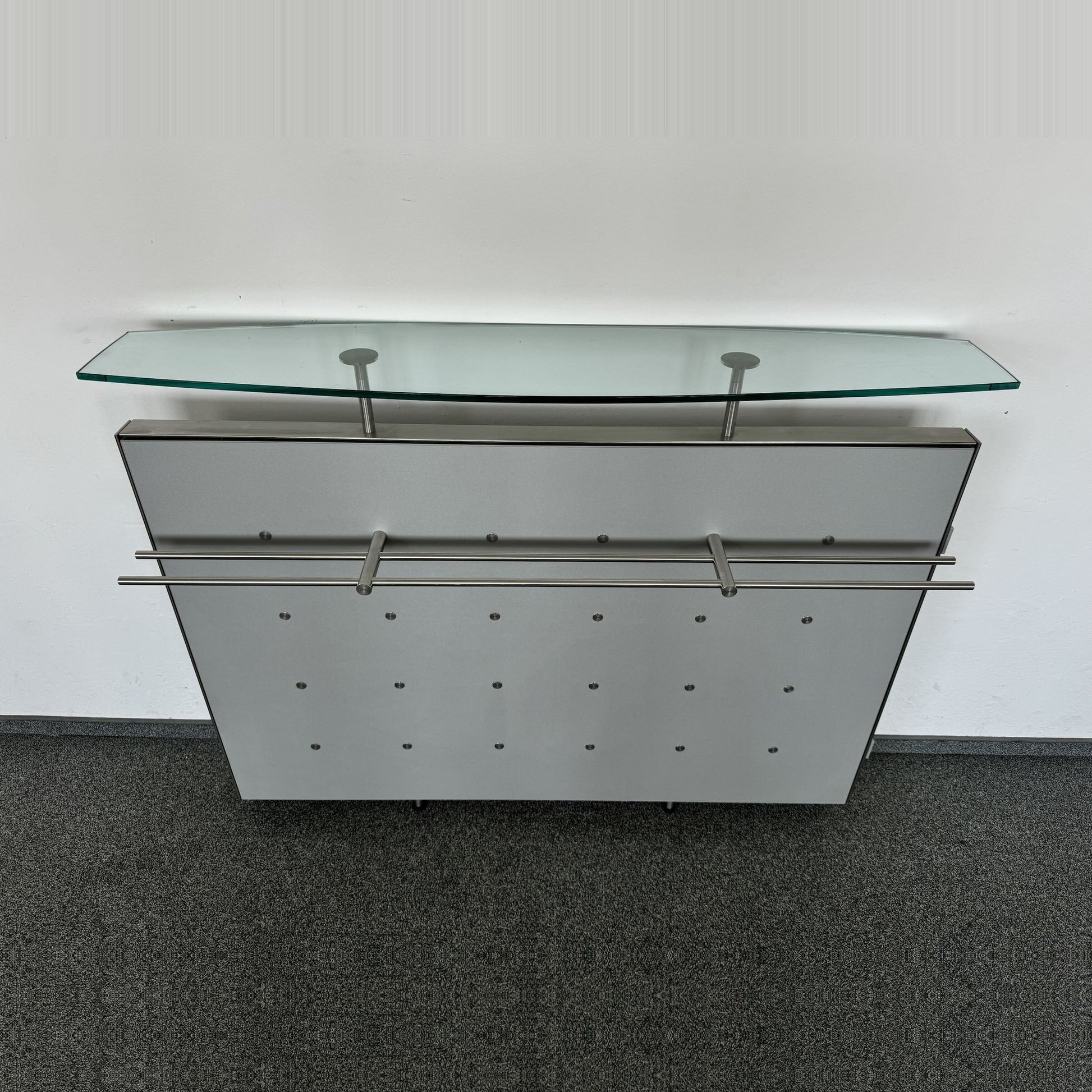 Top Design Classic Anbautheke mit Glasplatte