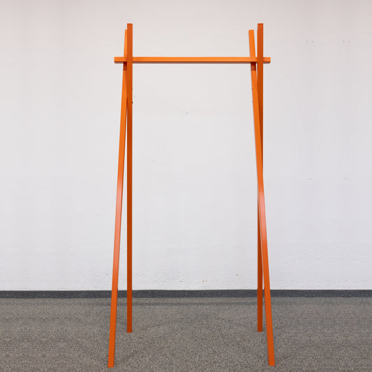 Top Design Elegante Garderobenständer Metall Orange