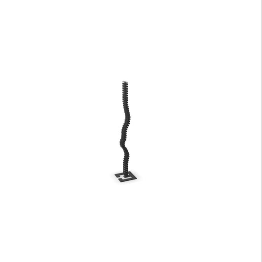 Narbutas Tatzelwurm in Schwarz Länge Kabelkette 1250mm mit stabilem Standfuss - 6037122
