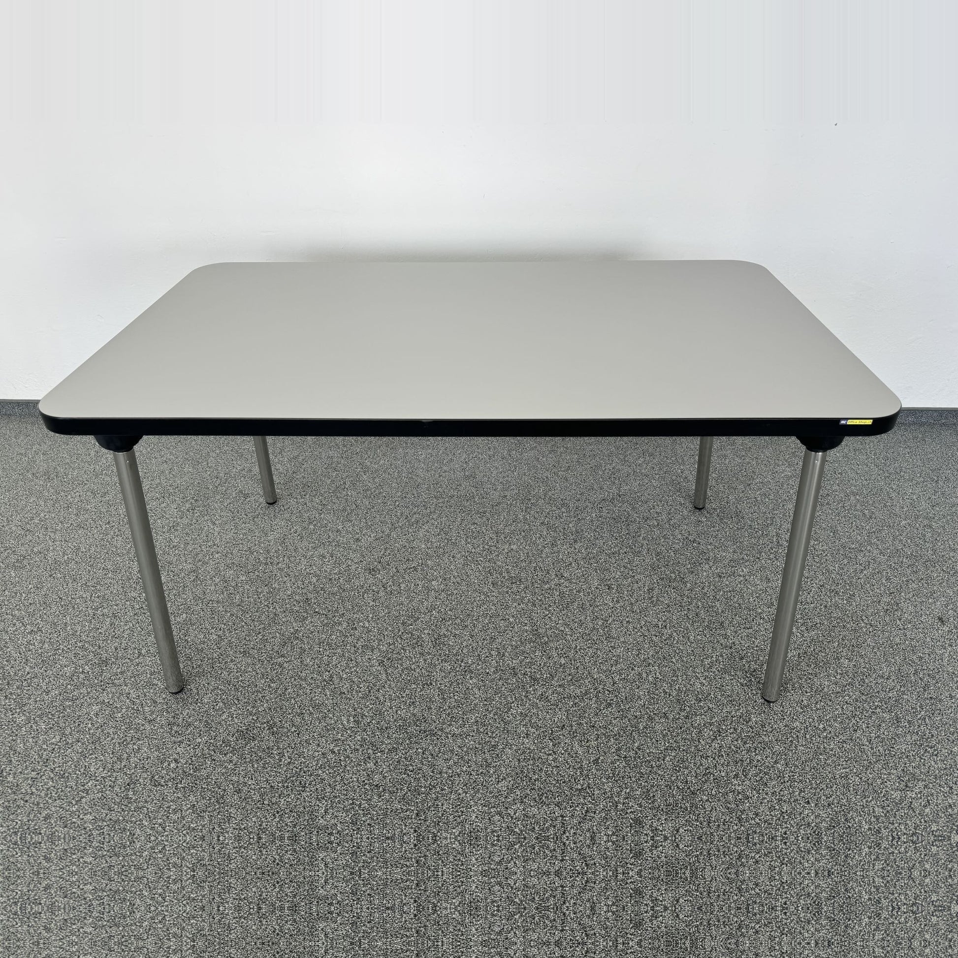 Top Design Free Klapptisch Leichtbauplatte Grau/Schwarz