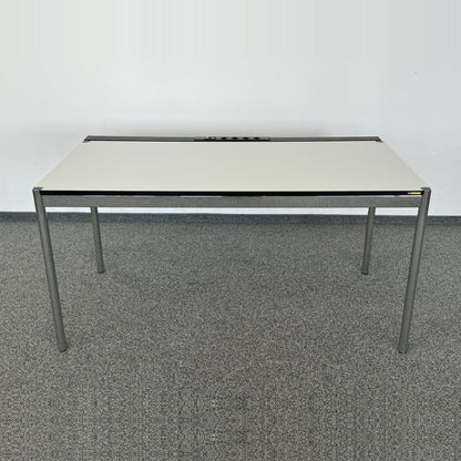 USM Haller Classic Schreibtisch 1750 x 860 mm mit Kabelkanal - 6037165