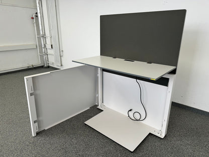 Lista Office Workstation Schreibtisch mit offener Abdeckung - 6037175