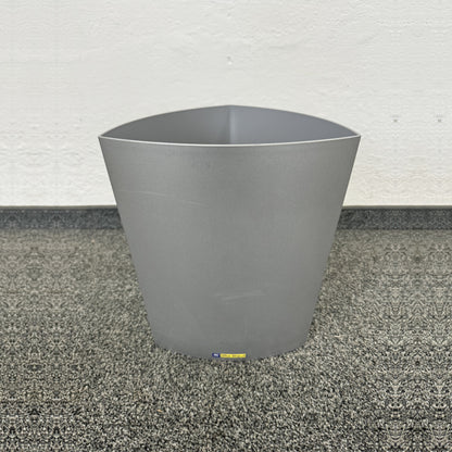 Rexite Abfalleimer 13.5 Liter Kunstoff grau von vorne - 6037212