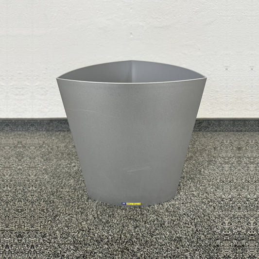 Rexite Abfalleimer 13.5 Liter Kunstoff grau von vorne