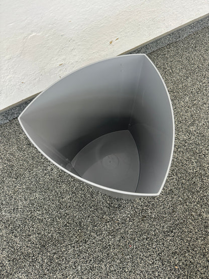 Rexite Abfalleimer 13.5 Liter Kunstoff grau von oben - 6037212