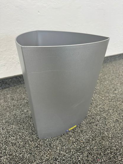 Rexite Abfalleimer 13.5 Liter Kunstoff grau seitliche Ansicht - 6037212