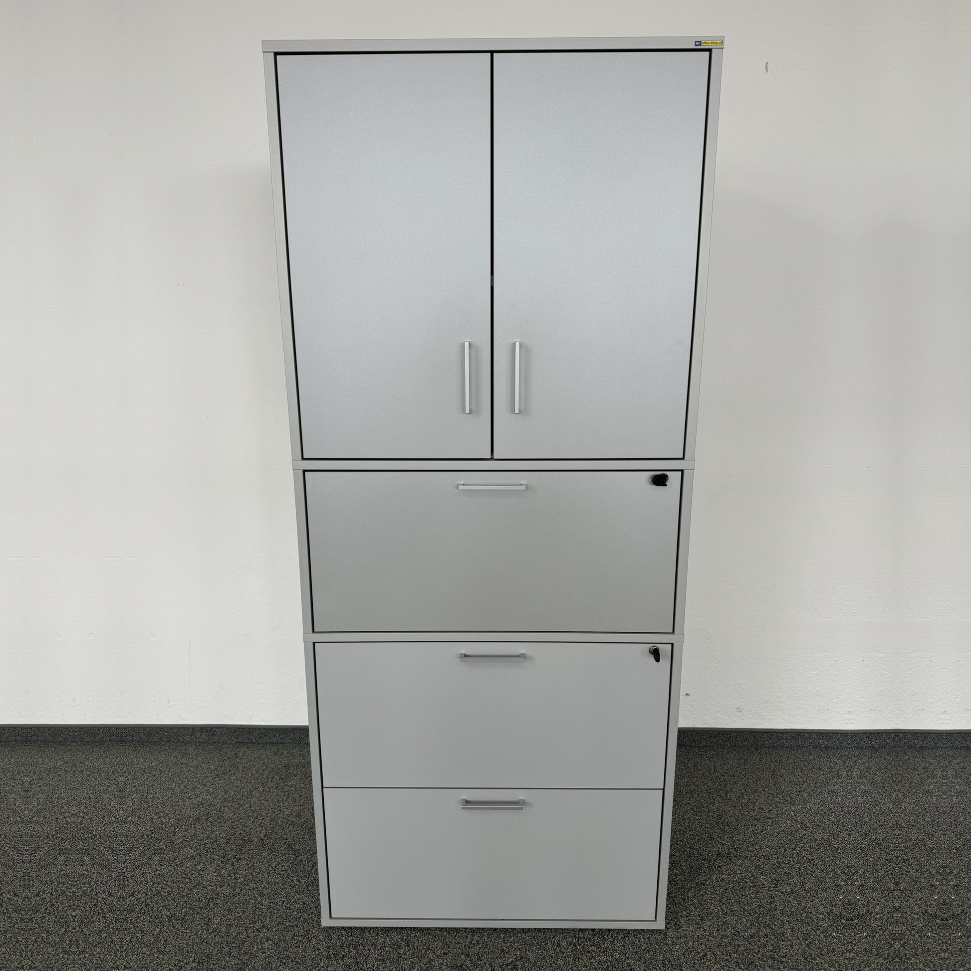 Zurbuchen Tamos Kombischrank MDF Silbergrau