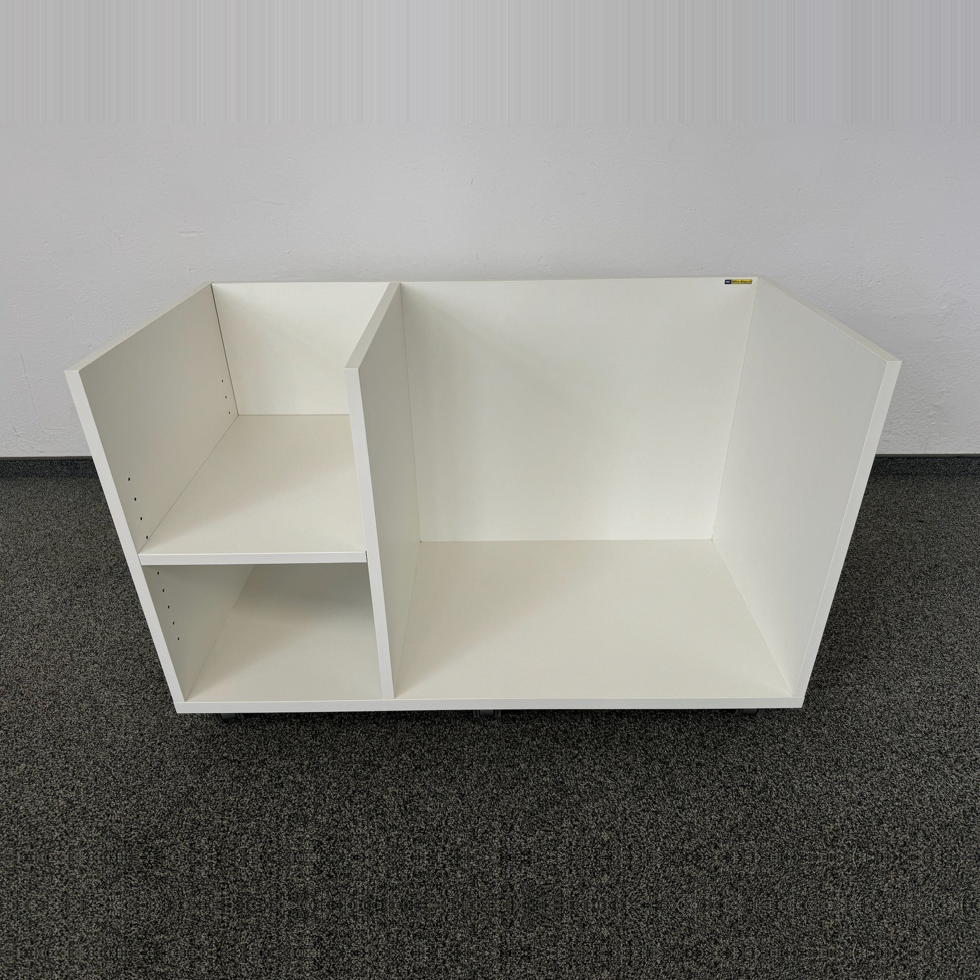 Top Design Classic Drucker-Rollboy aus Spanplatte in Weiss